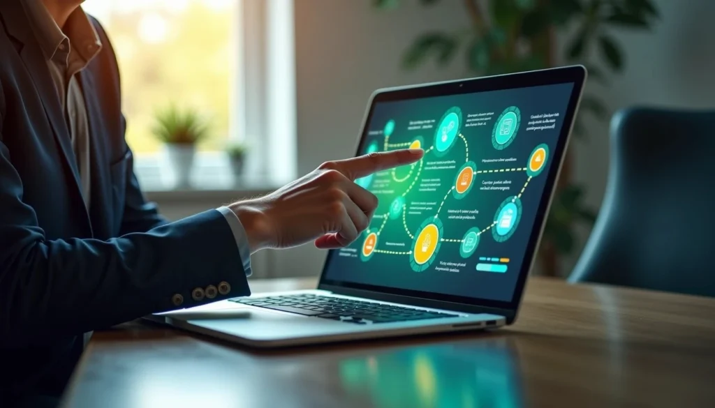 ejecutivo relaizando una revsion a la consultoria de riegos que Adsecon realizo para su compañia